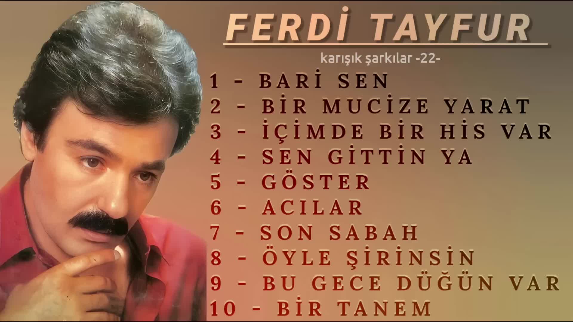 Ferdi Tayfur Karışık Şarkılar COS TV