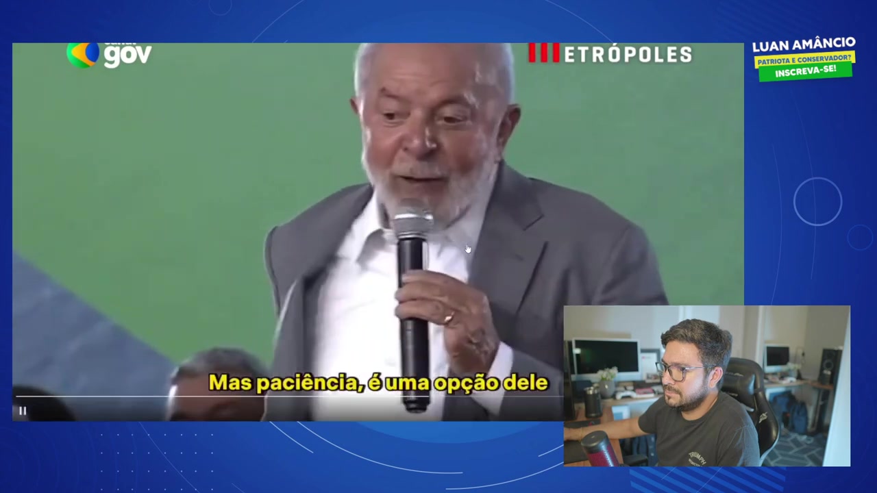 Jogada de Mestre TARCÍSIO enganou LULA ao vivo em evento e LULA dá