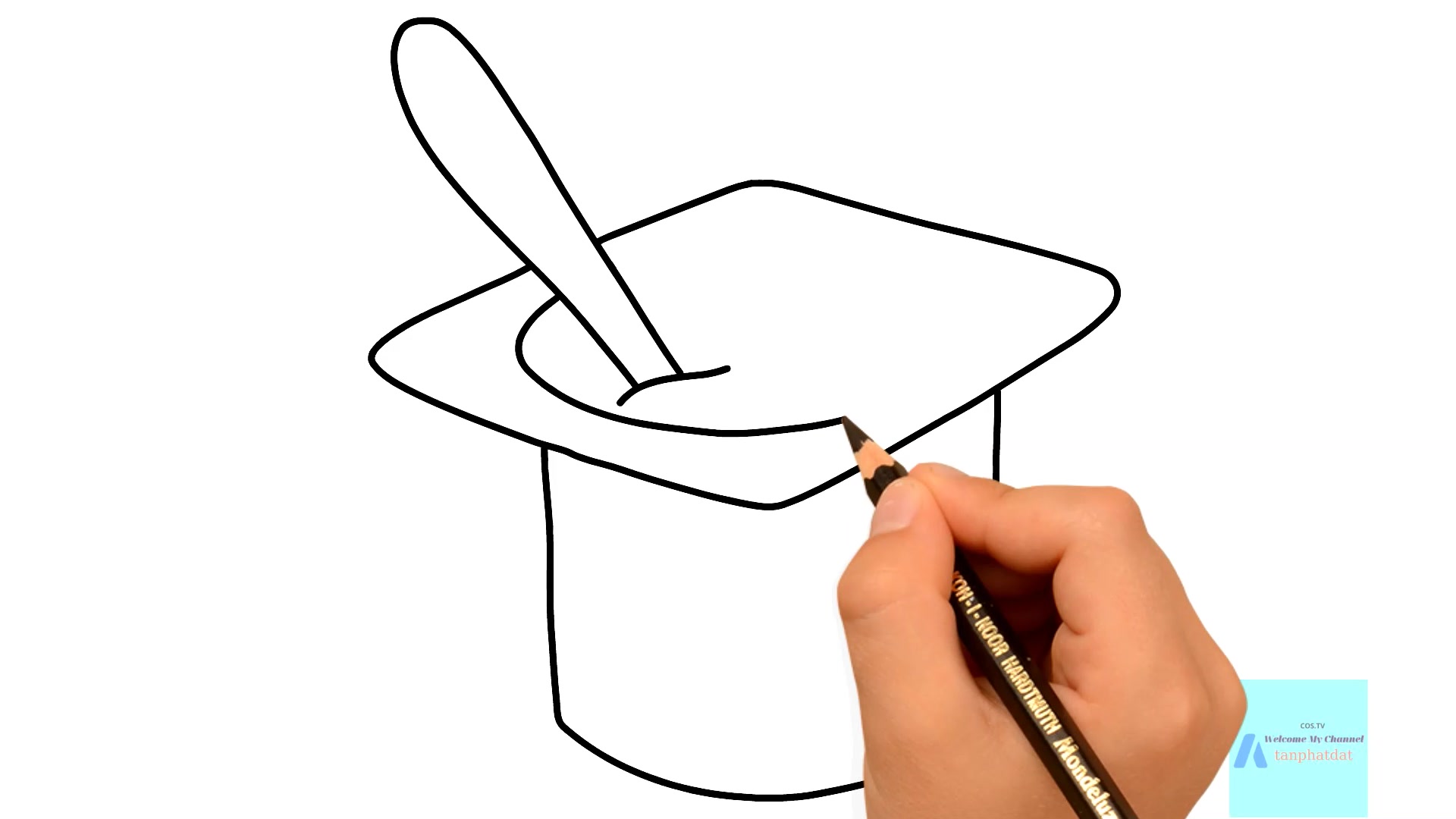 learn how to draw a yogurt steps and easy with children COS.TV