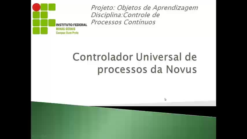 Apresentando controlador Novus - COS.TV