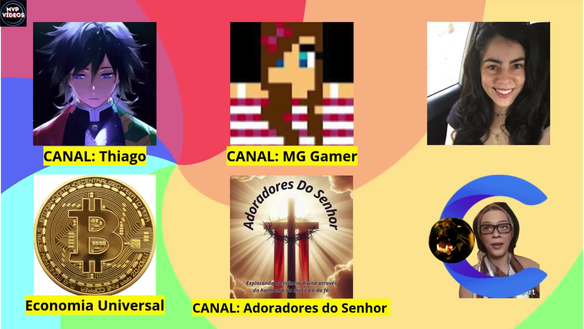 DIVULGANDO OS CANAIS DOS SEGUIDORES DO CANAL MVP VÍDEOS# - COS.TV