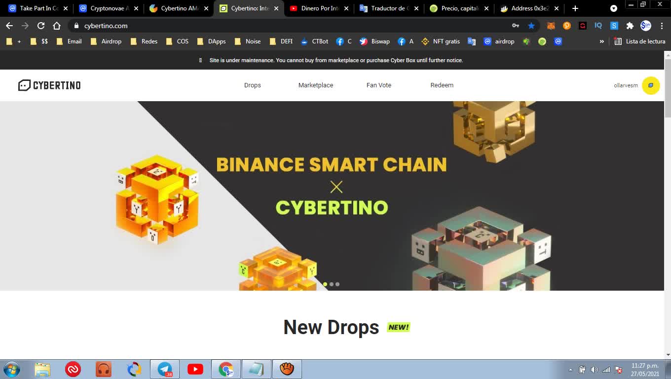 AIRDROP Cybertino NFT Token | AMA en Binance Smart Chain # ...