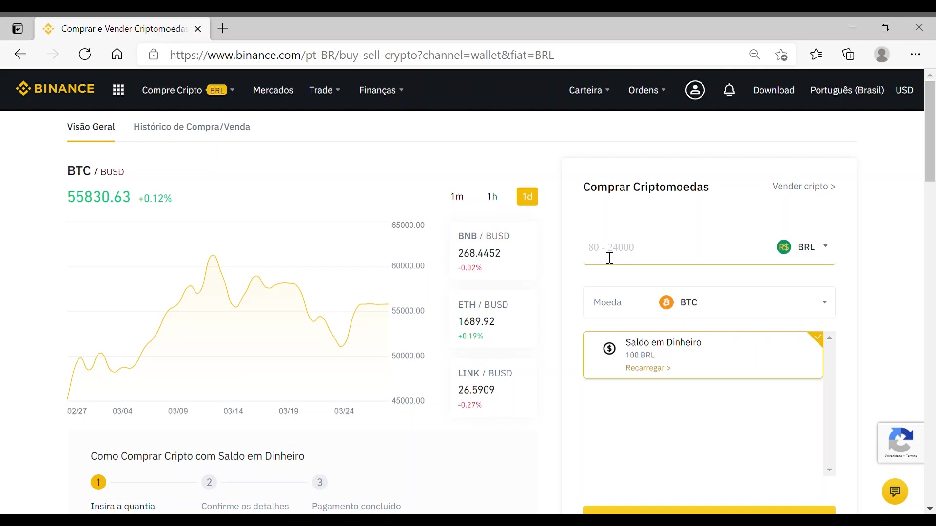 Como Converter R Em D lar USDT Na Binance COS TV