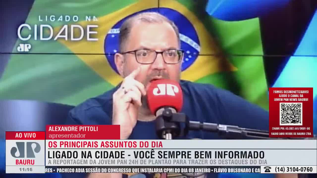 Apresentador da Jovem Pan Bauru se exalta ao ver atuação do GSI no 08