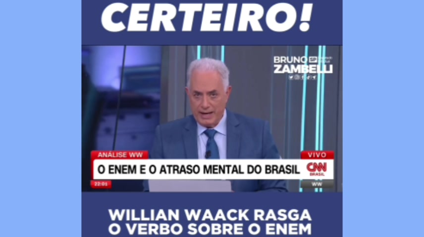 Noticia Jornalista Rasga O Verbo Sobre O Enem Cos Tv