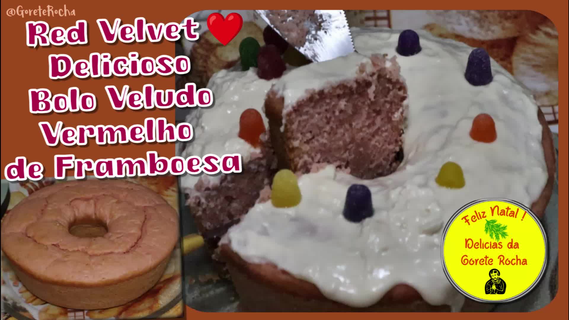 Bolo Veludo Vermelho - Red Velvet Delicioso de Framboesa😋🎂 - COS.TV