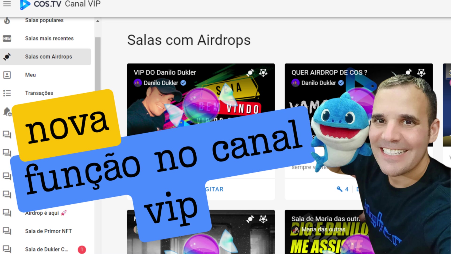 NOVIDADES NA COS.TV NO CANAL VIP--- VEM PRA LIVE E FIQUE POR DENTRO DE ...